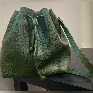 Large Bucket Bag in Avocado